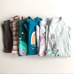 Lot of 6 Long-Sleeve Graphic Tees Cat & Jack, Gap
